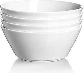 DOWAN Salatschüssel Set, 950ml Suppenschalen,