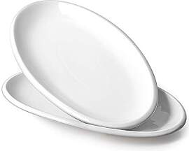 DOWAN Servierplatte Oval 2er, 14"/35,6 cm