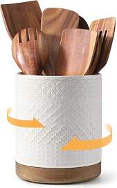 DOWAN Utensilienhalter Küche Drehbar,