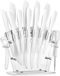 D.Perlla Messer-Set, 16-teilig, kohlenstoffreiches 