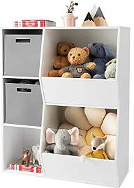 DREAMADE Kinderregal mit 5/9 Ablage und 2/3