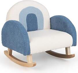DREAMADE Kindersessel, Kindersofa aus Veloursstoff 