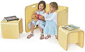 DREAMADE multifunktionaler Kindertisch mit 2