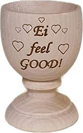 Dreambase Eierbecher, Eierhalter Holz, (Ei Feel