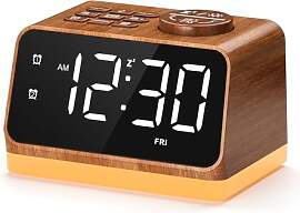 Dreamegg Radiowecker mit Dual-Alarm, Wecker