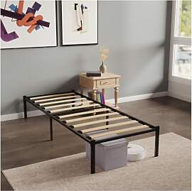 Dreamzie Bett 90x200 cm aus Metall mit Lattenrost