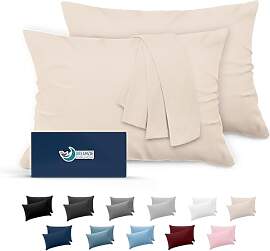 Dreamzie Kissenbezug 50x70 Beige 2er Set