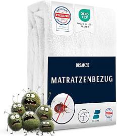 Dreamzie Matratzenbezug 90 x 200 (25cm) gegen