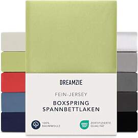 Dreamzie Premium Spannbettlaken 90x200 cm -
