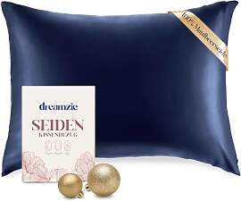 DREAMZIE Seidenkissenbezug 40x60 cm für Haar und