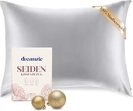 DREAMZIE Seidenkissenbezug 50x70 cm für Haar und