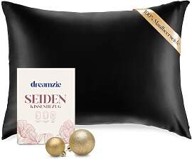 DREAMZIE Seidenkissenbezug 50x70 cm für Haar und