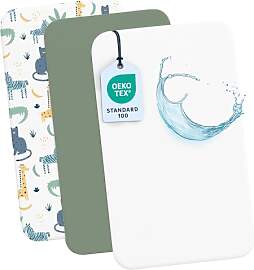 Dreamzie Set 2 Spannbettlaken Kinderwagen + 1