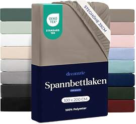 Dreamzie Spannbettlaken 100x200 cm - 100%