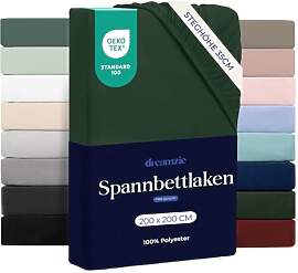 Dreamzie Spannbettlaken 200x200 cm - Hoher Steg