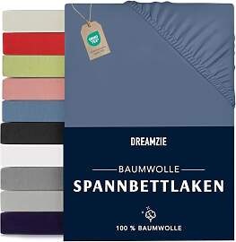 Dreamzie - Spannbettlaken 200x200cm - Baumwolle