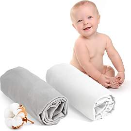 Dreamzie - Spannbettlaken 60x120 cm 2er Pack