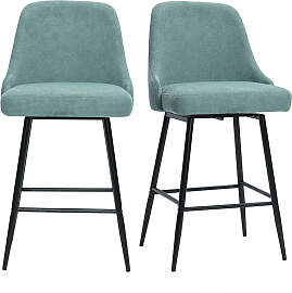 Drehbare Barhocker aus texturiertem