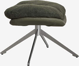 Drehbarer Fußhocker Amanda Aus Bouclé-stoff