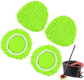 Drehmoppköpfe Mikrofaser Mop Pads für Wischmop