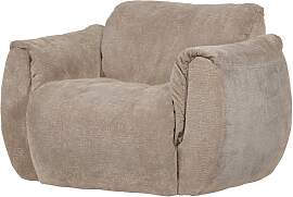 Drehsessel Baggy aus 3D-Chenille-Stoff, modernes