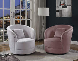 Drehsessel "Colin", rosa (rosé), B:84cm 
