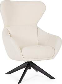 Drehsessel Hailey aus Stoff, modernes Design,