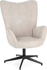 Drehsessel Inas aus Stoff, klassisches Design,