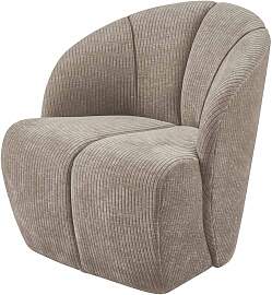 Drehsessel Mojo aus Flachcord, modernes Design,