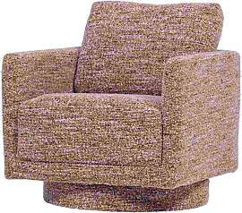 Drehsessel Oska aus Melange-Stoff, modern und
