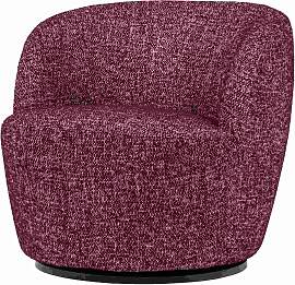 Drehsessel Serra aus Melange-Stoff, modern und
