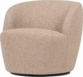 Drehsessel Serra aus Melange-Stoff, modern und