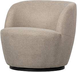 Drehsessel Serra aus Webstoff, modern, Sand,
