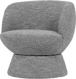 Drehsessel Shuffle aus Melange-Stoff, modern und