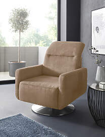 Drehsessel SIT & MORE "Gizeh", braun 