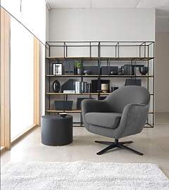 Drehsessel TRENDMANUFAKTUR "Mira,