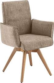 Drehstuhl K+W KOMFORT & WOHNEN, beige (sand