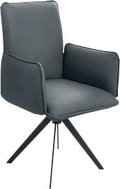 Drehstuhl K+W KOMFORT & WOHNEN, blau (aqua,