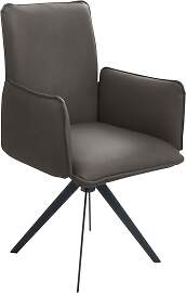 Drehstuhl K+W KOMFORT & WOHNEN, grau (granit,