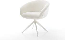 Drehstuhl Vinka-Flex mit Armlehnen Bouclé Soft