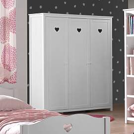 Drehtüren-Kleiderschrank Asami H 191 cm