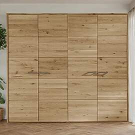 Drehtüren-Kleiderschrank Kärnten Wildeiche