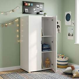 Drehtüren-Kleiderschrank Kids Town Buche