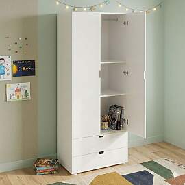 Drehtüren-Kleiderschrank Kids Town Buche