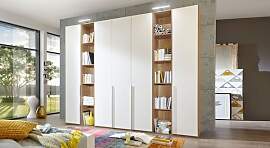 Drehtüren-Kleiderschrank Morolo Eiche Dekor mit