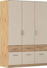 Drehtürenschrank Celle-Super Champagner/Eiche