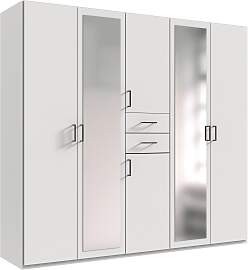 Drehtürenschrank Dillingen Weiß