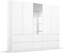 Drehtürenschrank RAUCH "Madrid", weiß, 
