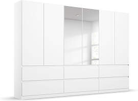 Drehtürenschrank RAUCH "Madrid", weiß, 