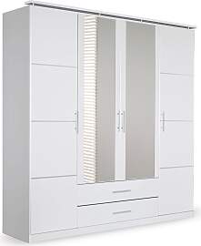 Drehtürenschrank RAUCH "Micro", weiß